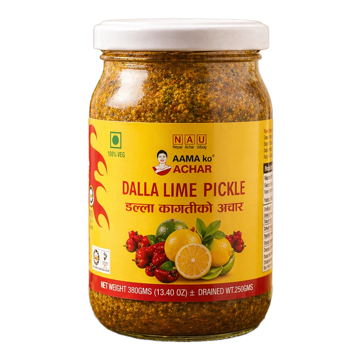 Aama ko aachar - Dalle Lime pickle