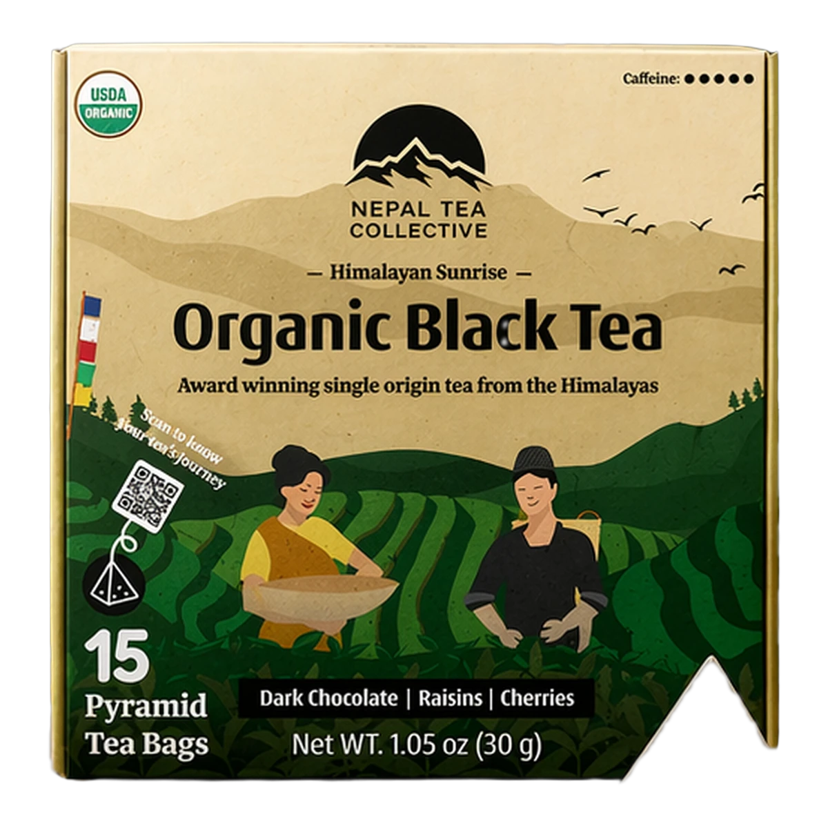 Himalayan Midnight | Artisanal Organic Black Tea (6pk)