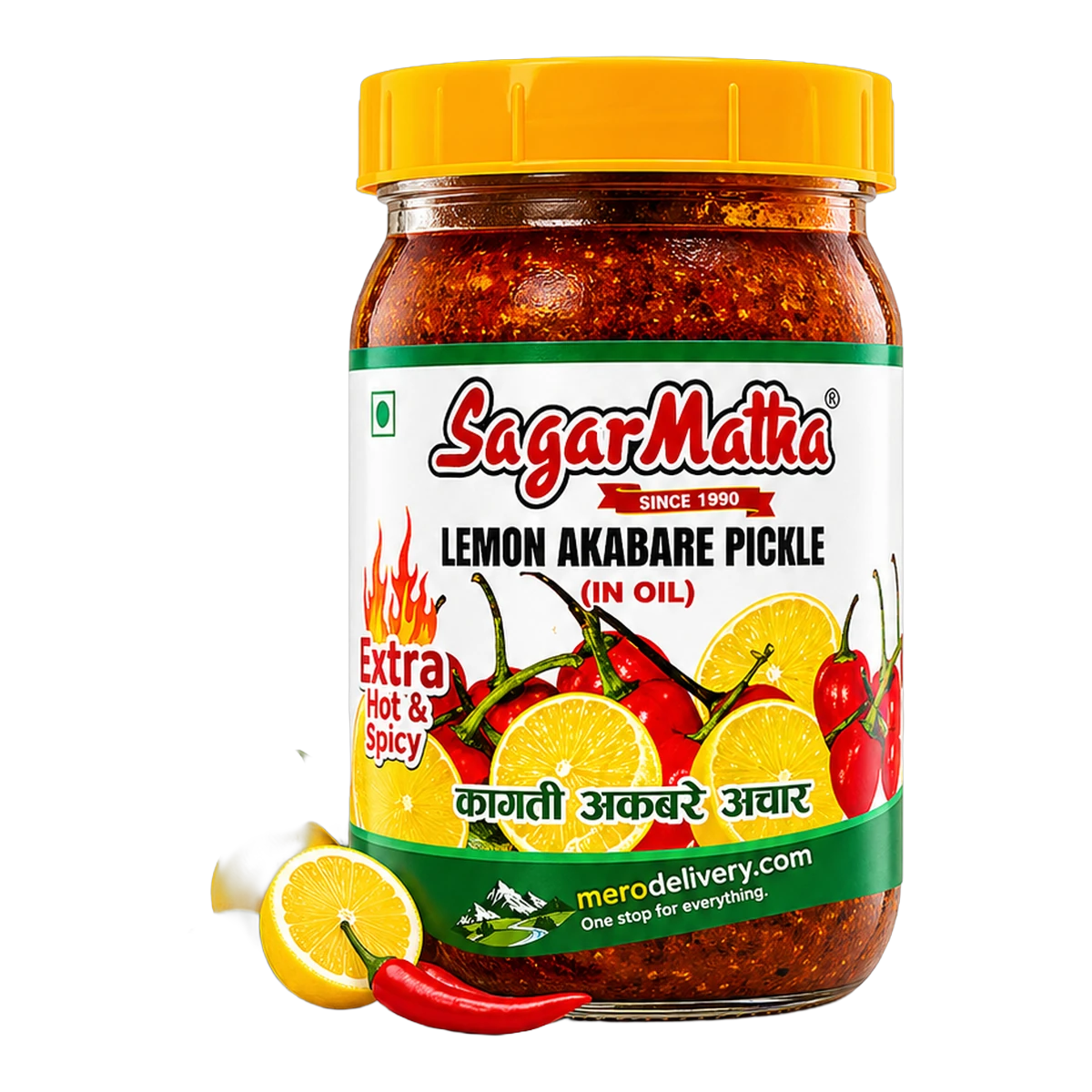 Lemon akabare pickle 380g - Sagarmatha foods