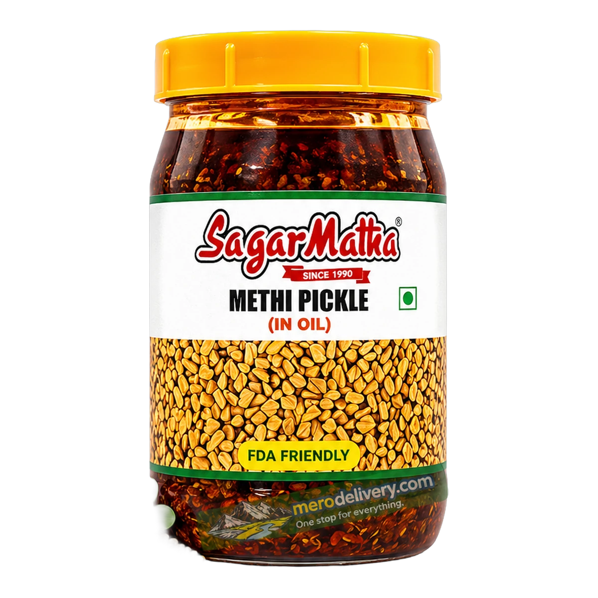 Methi pickle in oil 380g - Sagarmatha foods