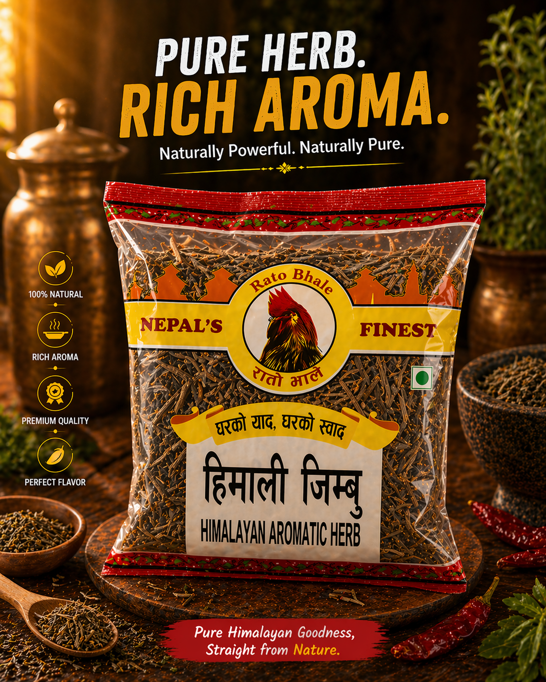 Rato Vale - Himali Jimbu 100g