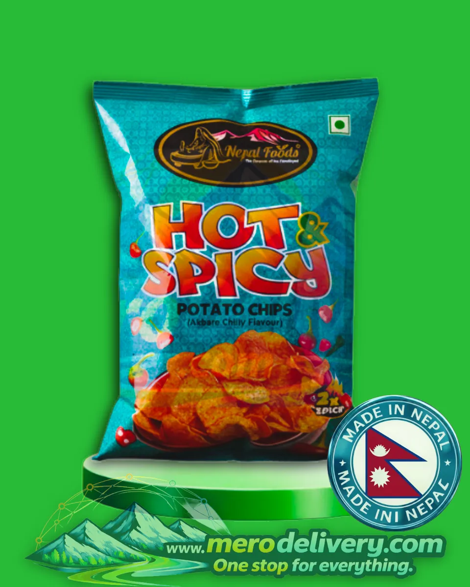 Nepal foods - Hop & Spicy potato chips